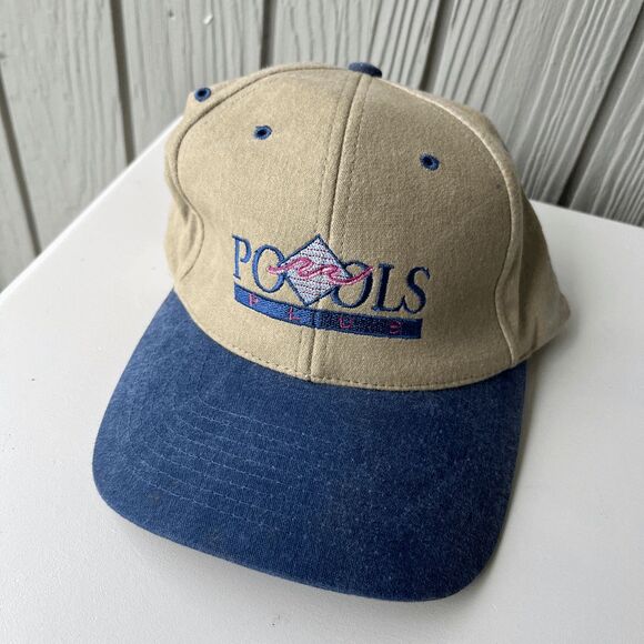 Vintage Other - VTG 90s Deadstock Nissun Embroidered Pools Plus Hat Cap Adjustable